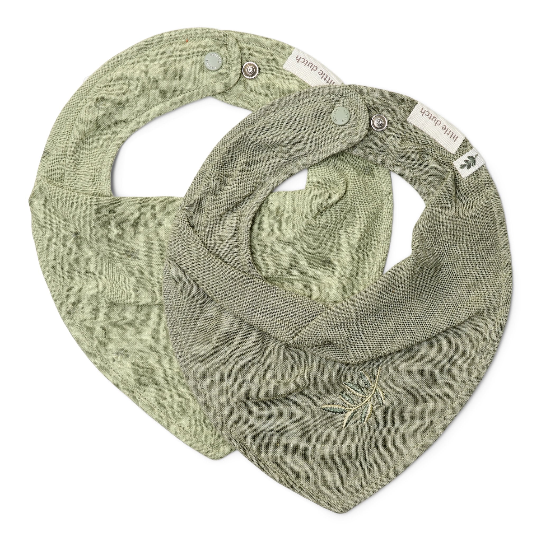 Little Dutch Bandana Bib Set Of 2 | Pure Sage