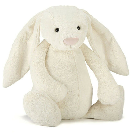 Jellycat Plush Toy Big Bashful Cream Bunny | White