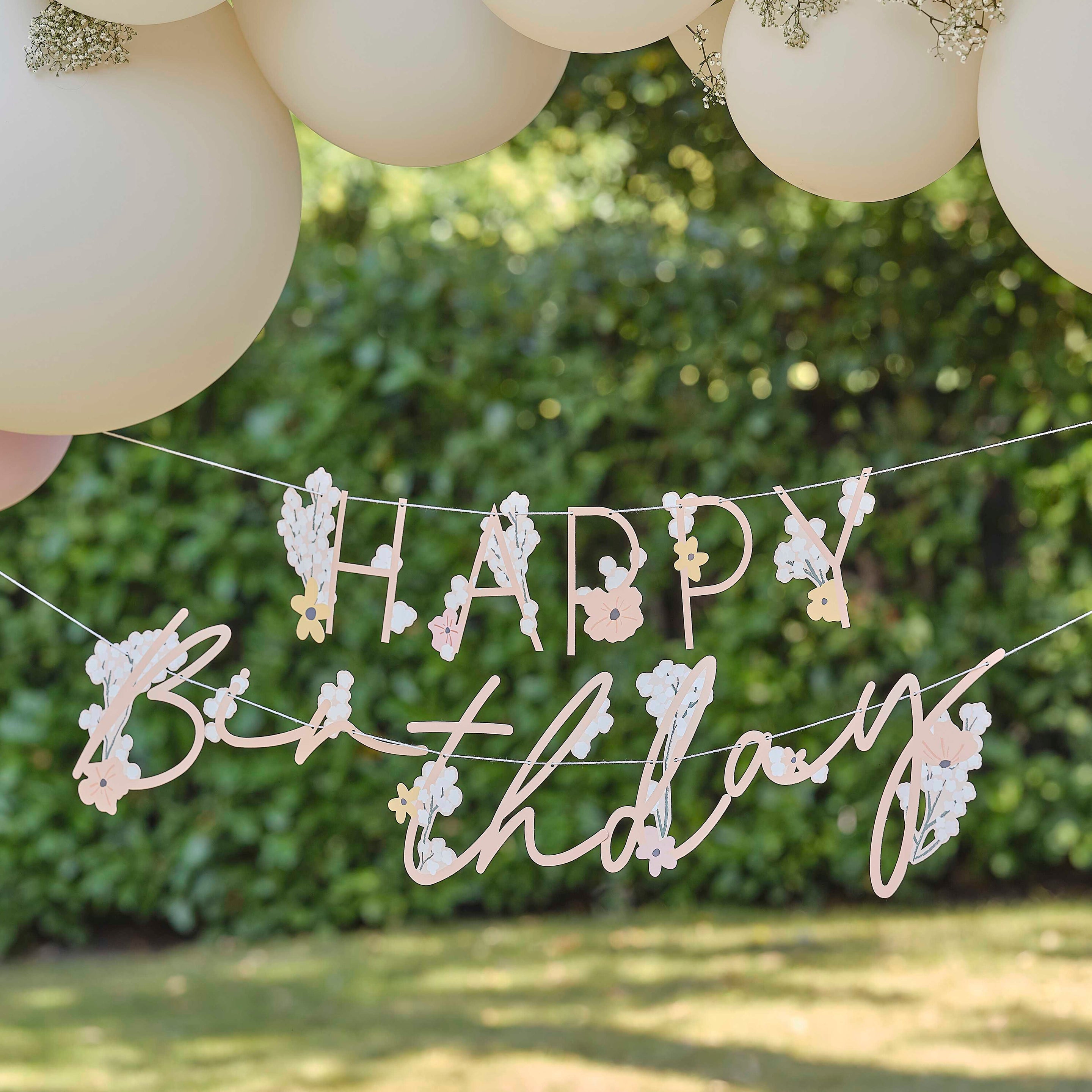 Ginger Ray Slinger | Happy Birthday Floral