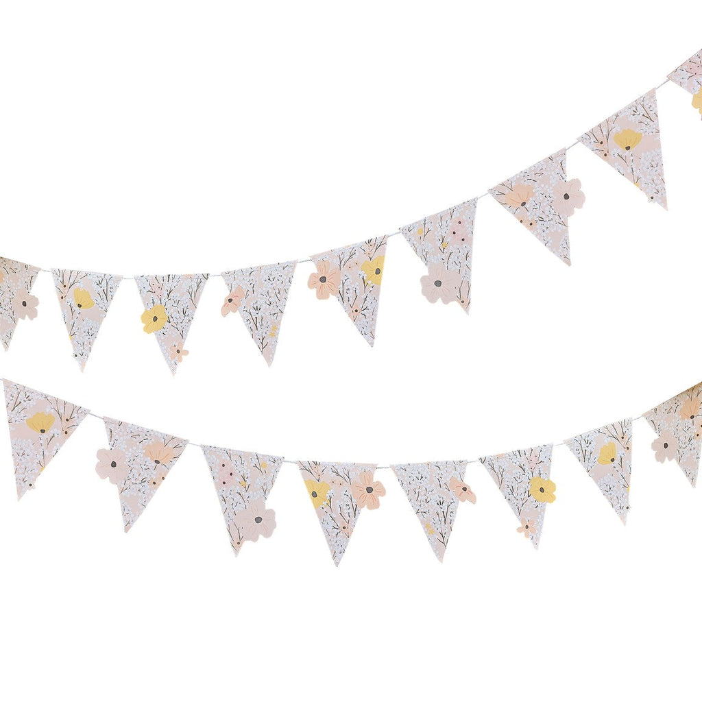 Ginger Ray Garland - Card Flags Floral