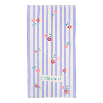 Little Dutch Beach Towel 60x120 | Dreamy Purple Stripe