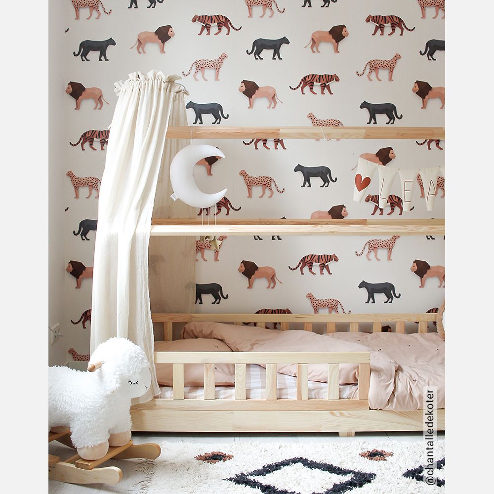 Studio Ditte Wallpaper | Big Cats Cream