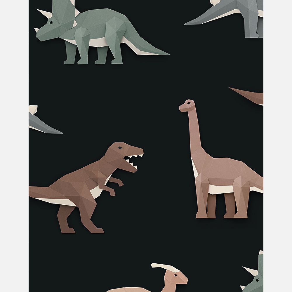 Studio Ditte Wallpaper | Dinosaur Dark