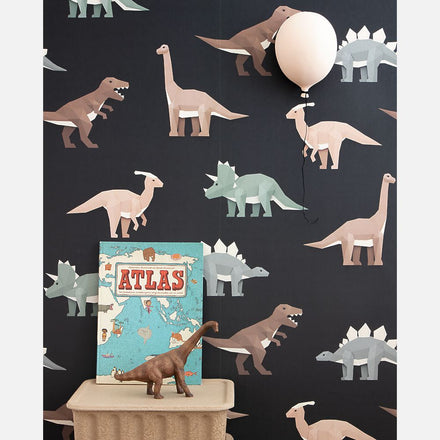 Studio Ditte Wallpaper | Dinosaur Dark