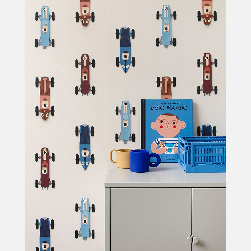 Studio Ditte Wallpaper | Race Cars Cream