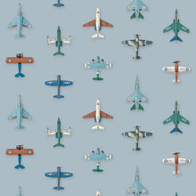 Studio Ditte Wallpaper | Airplanes Light blue