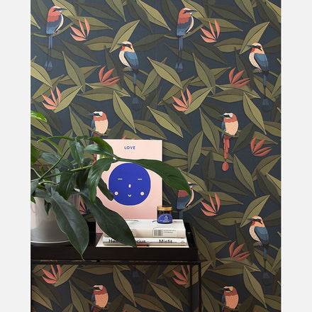 Studio Ditte Wallpaper | Birds Blue