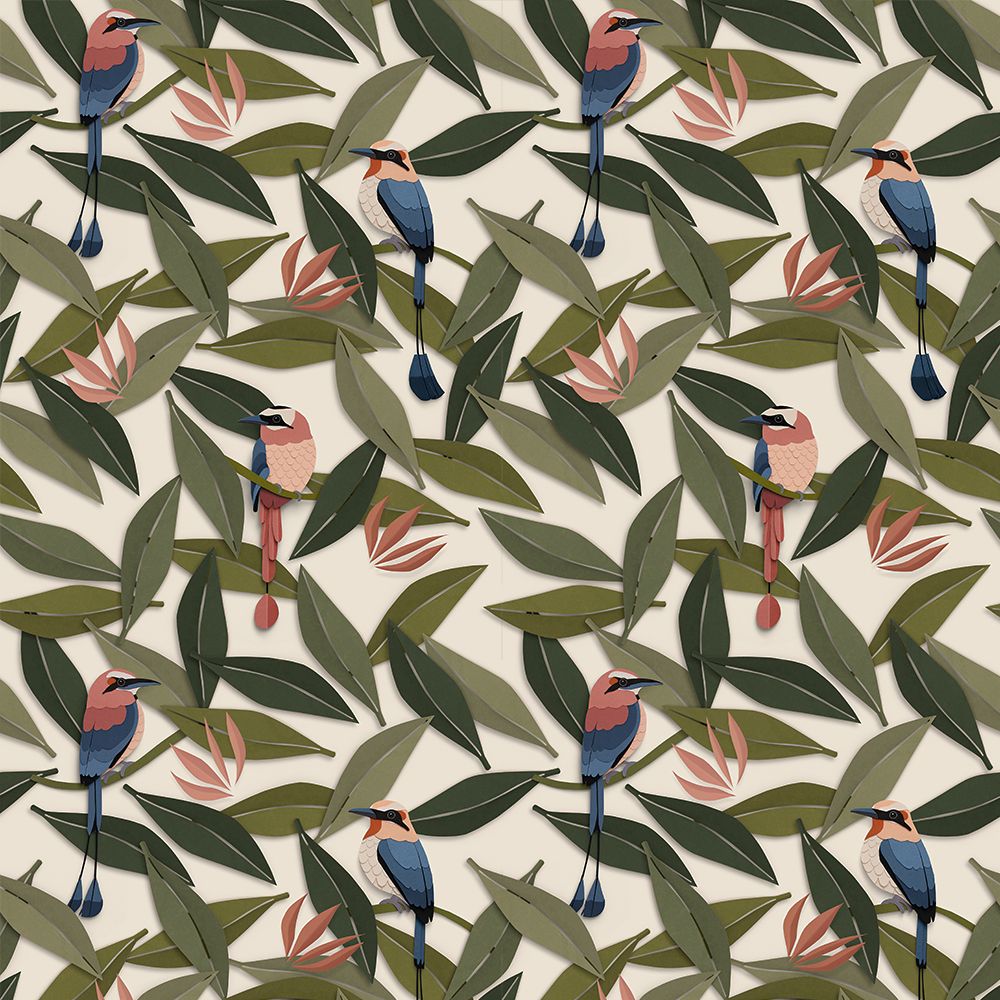 Studio Ditte Wallpaper | Birds Cream