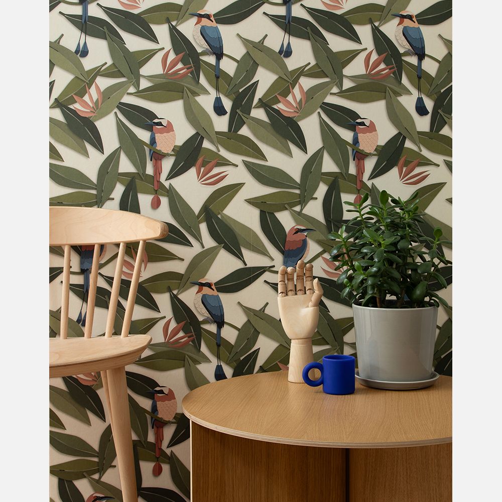 Studio Ditte Wallpaper | Birds Cream