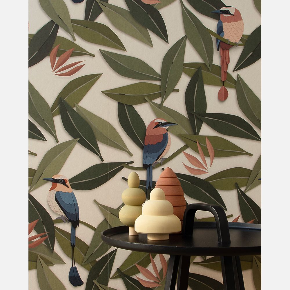 Studio Ditte Wallpaper | Birds Cream