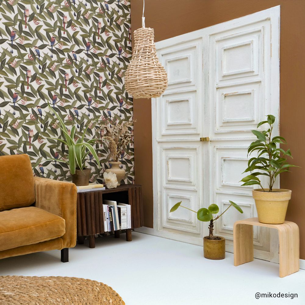 Studio Ditte Wallpaper | Birds Cream