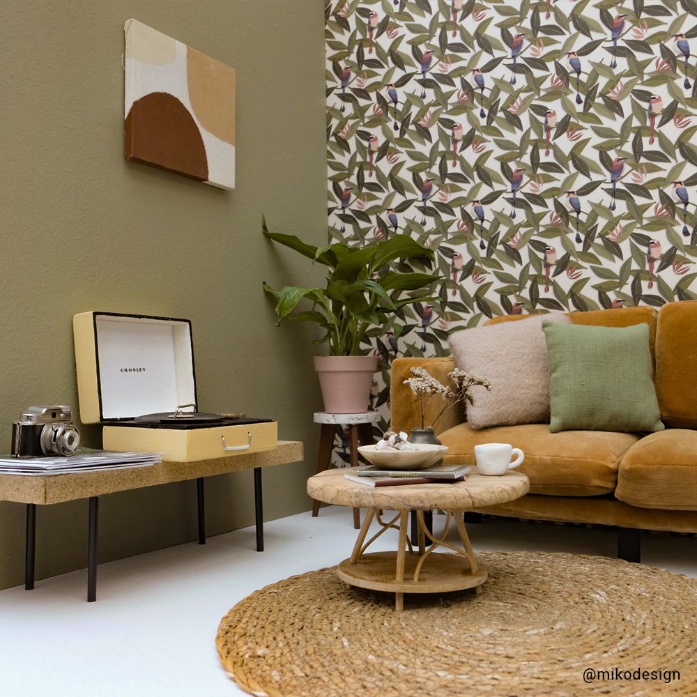 Studio Ditte Wallpaper | Birds Cream