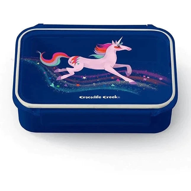 Crocodile Creek Bento Box with boxes | Unicorn Galaxy