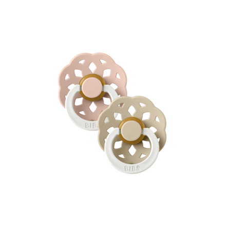 Bibs Pacifier Boheme 0+M Size 1 | Blush & Vanilla Glow
