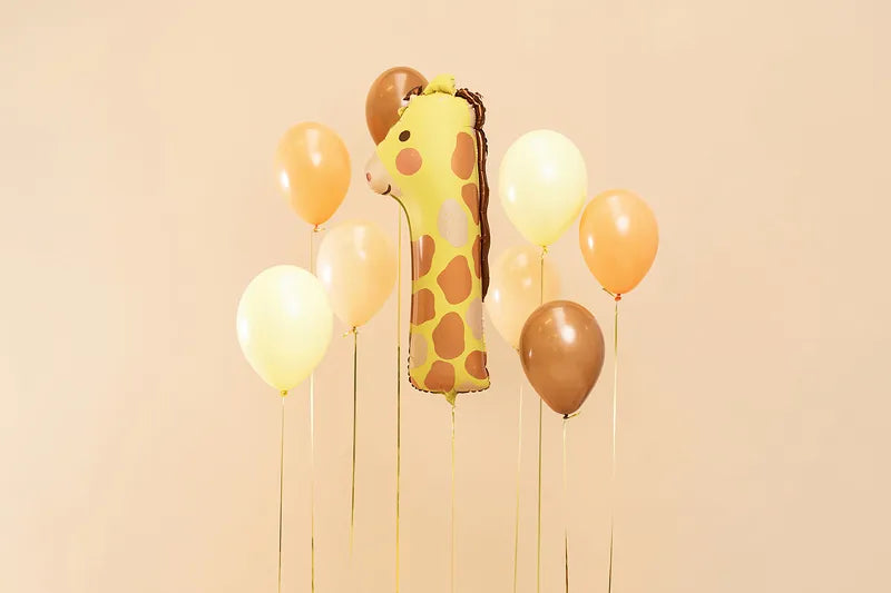 Party Deco Foil Balloon | Number 1 Giraffe