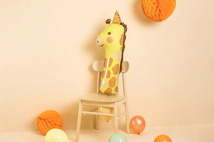 Party Deco Foil Balloon | Number 1 Giraffe