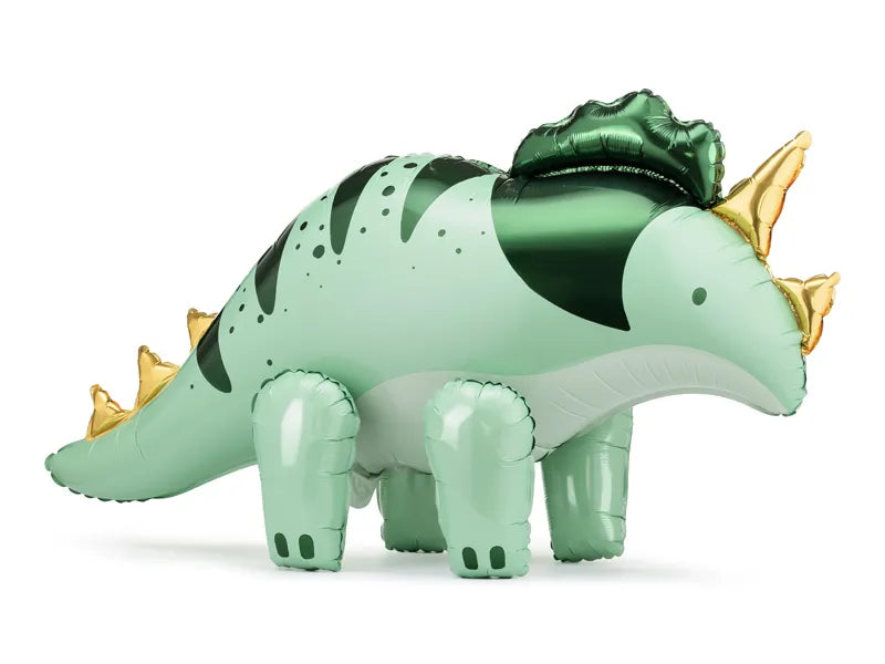 Party Deco Foil Balloon | Triceratops Green