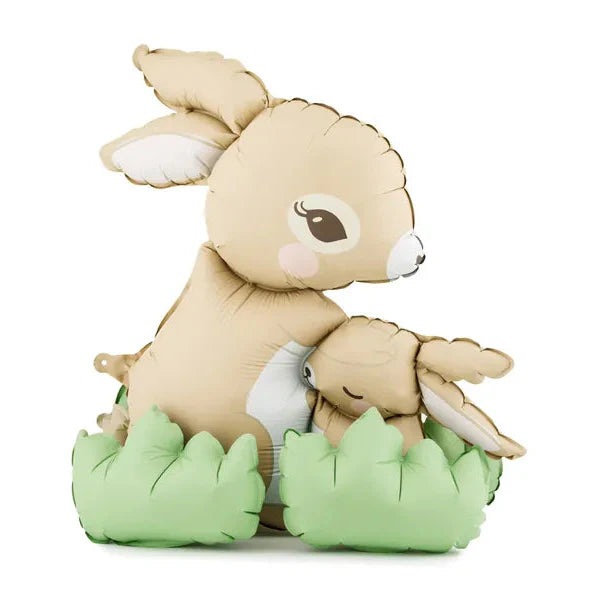 Party Deco Foil Balloon Upright | Bunnies 51x60cm