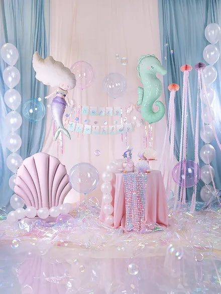 Party Deco Banner Happy Birthday | Mermaids