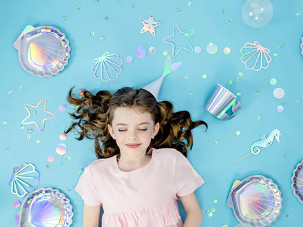 Party Deco Paper Plates 6PCS | Seashell 18.5cm