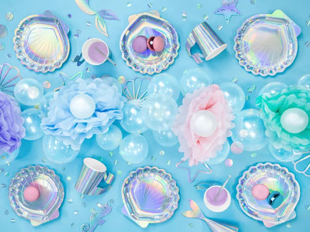 Party Deco Paper Plates 6PCS | Seashell 18.5cm