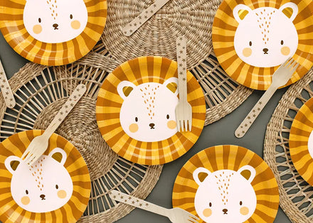 Party Deco Paper Plates 6PCS | Leo Mix 18cm