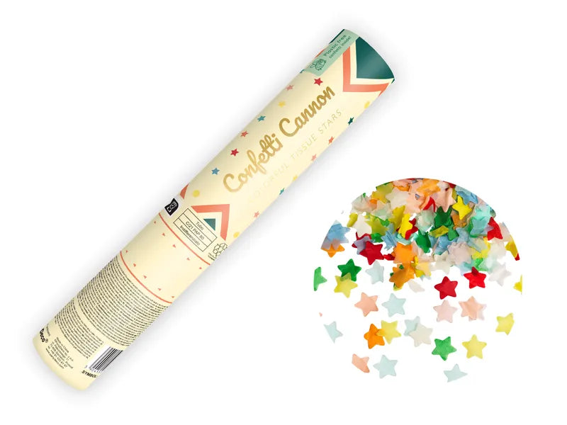 Party Deco Confetti Cannon | Circus Stripes Mix