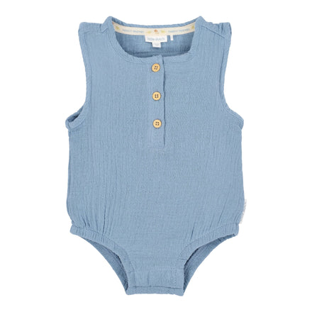Little Dutch Bodysuit | Stone Blue