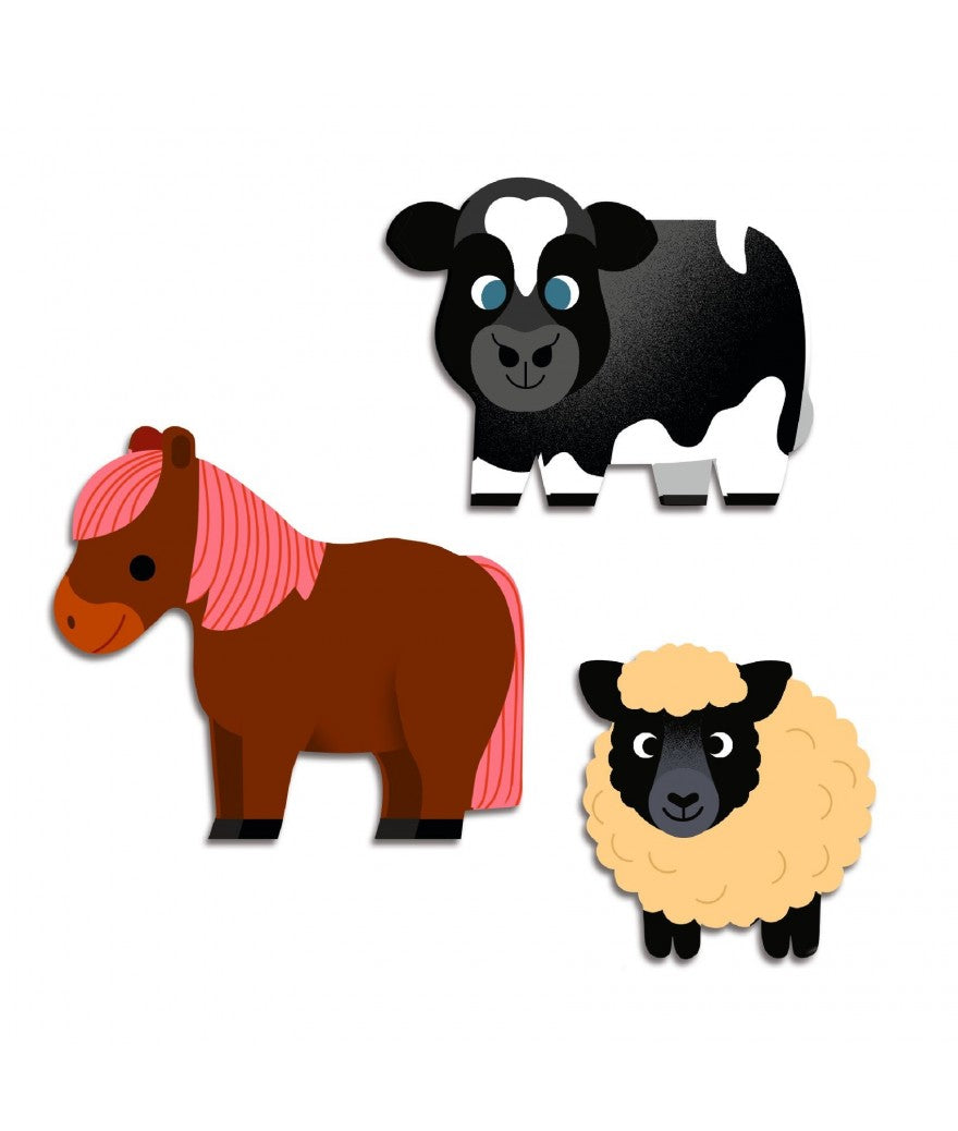 Djeco Set 62 Stickers | Farm animals