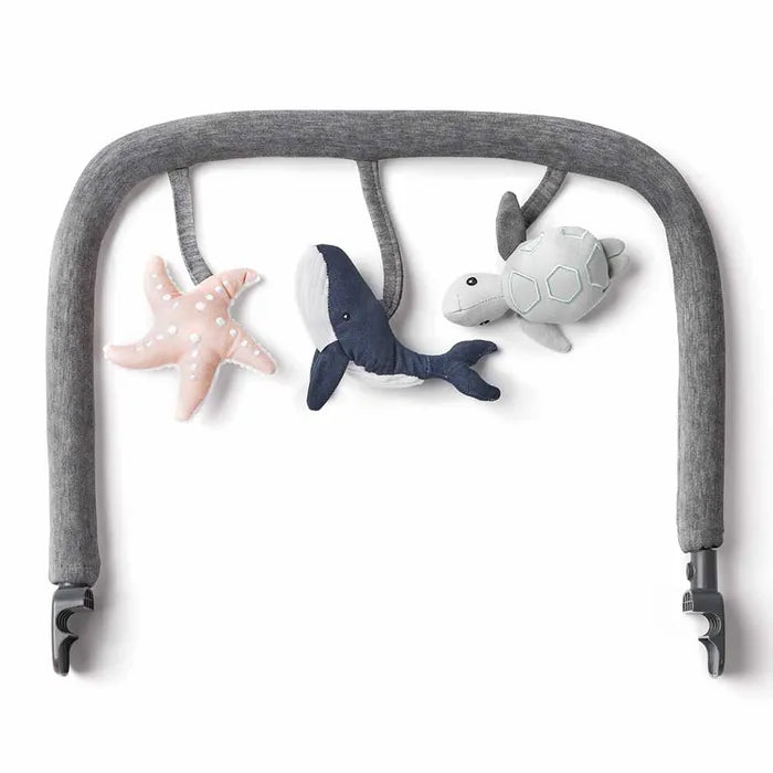 Ergobaby Evolve Play Arch for Bouncer | Ocean Wonders Charcoal Grey