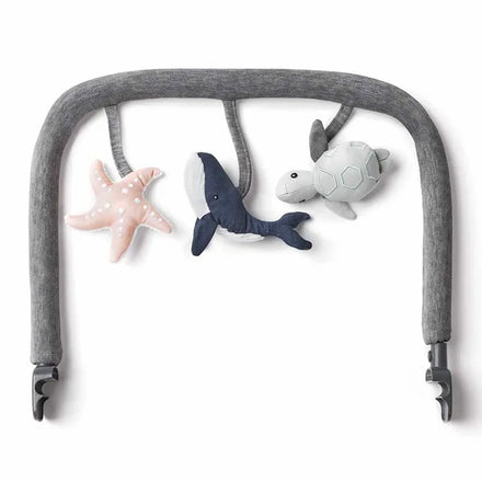 Ergobaby Evolve Play Arch for Bouncer | Ocean Wonders Charcoal Grey