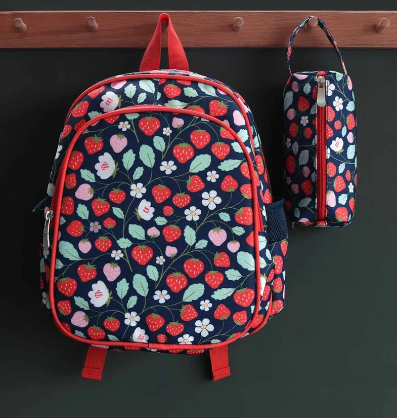 A Little Lovely Company Backpack | Strawberry