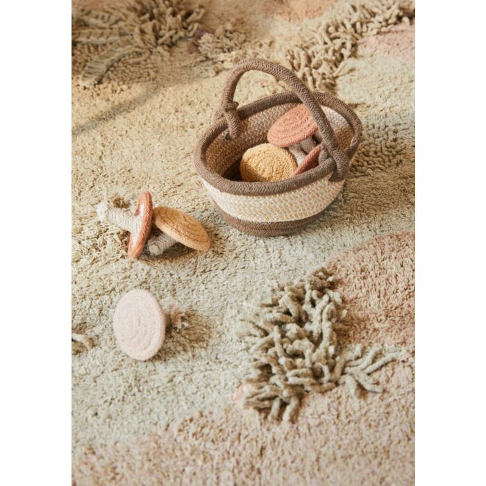 Lorena Canals Machine wash Carpet Rug 120x160cm | Mushroom Forest