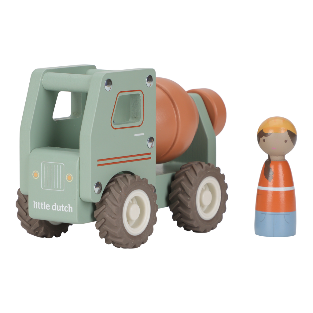 Little Dutch Wooden Concrete Mixer