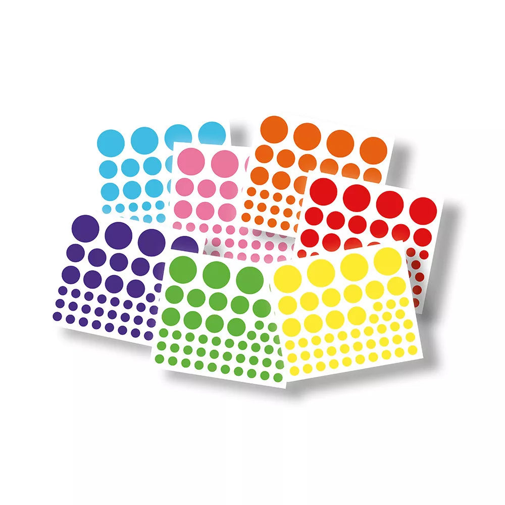 Janod Crea Set Sticker set | Round Stickers