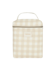 Nobodinoz Concerto Thermal lunch bag | Ivory Checks