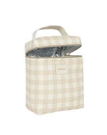 Nobodinoz Concerto Thermal lunch bag | Ivory Checks