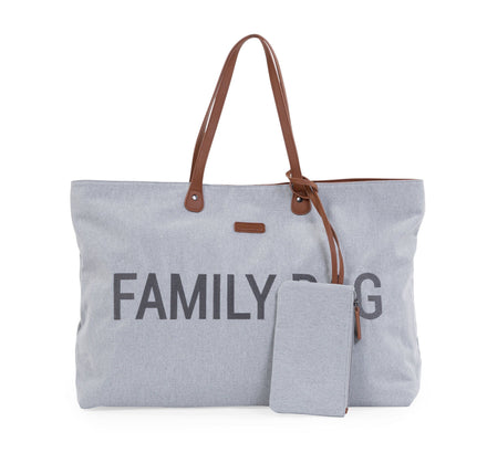 Childhome Weekend Bag XL Family Bag | Canvas Grey