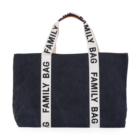 Childhome Weekend Bag Family Bag Nursing bag | Canvas Black