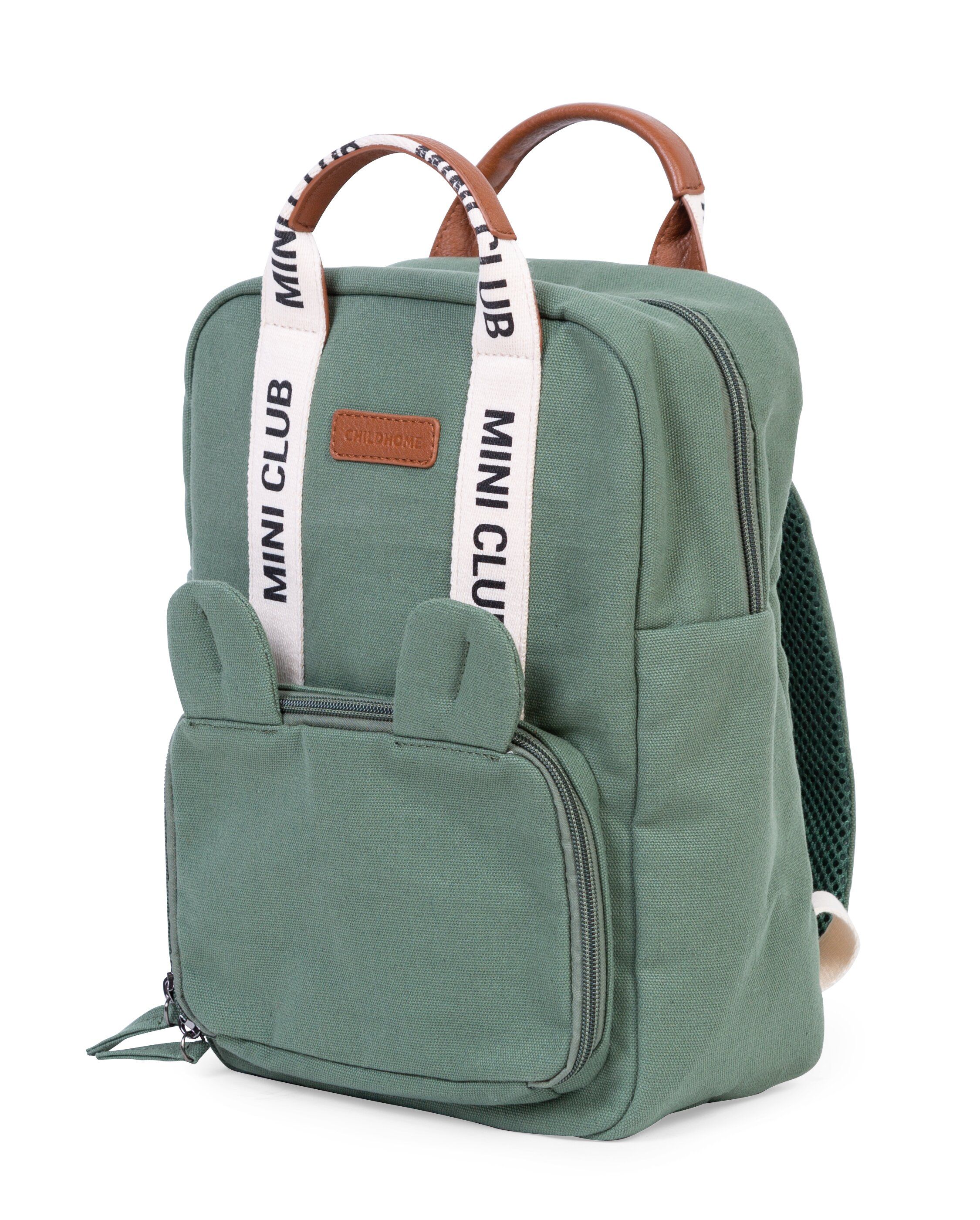 Childhome Backpack Kids Mini Club | Signature Canvas Green