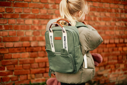 Childhome Backpack Kids Mini Club | Signature Canvas Green