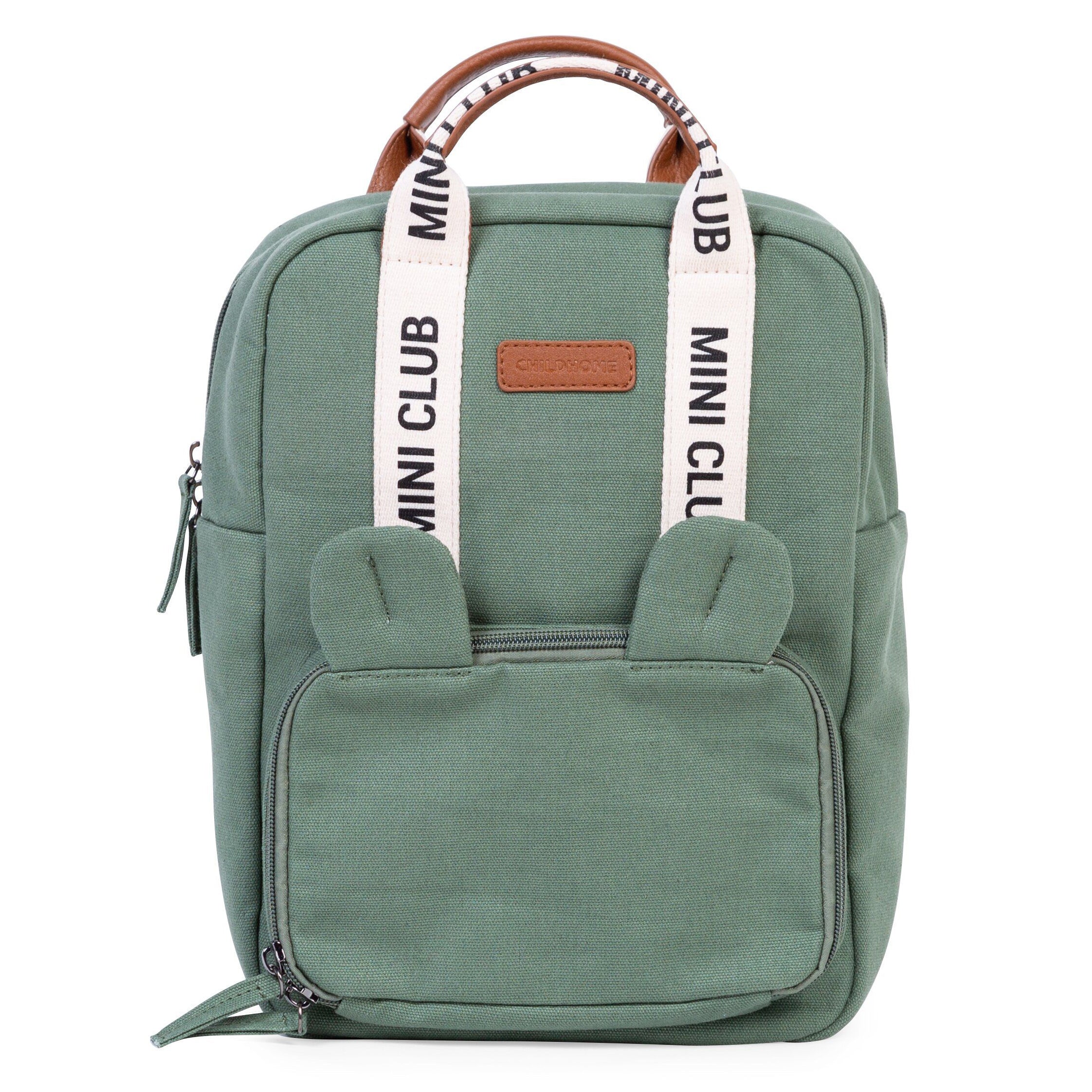 Childhome Backpack Kids Mini Club | Signature Canvas Green