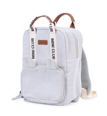 Childhome Backpack Kids Mini Club | Signature Canvas Off White