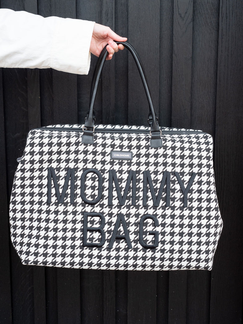 Childhome Weekend Bag Mommy Bag Nursing bag | Pied De Poule black