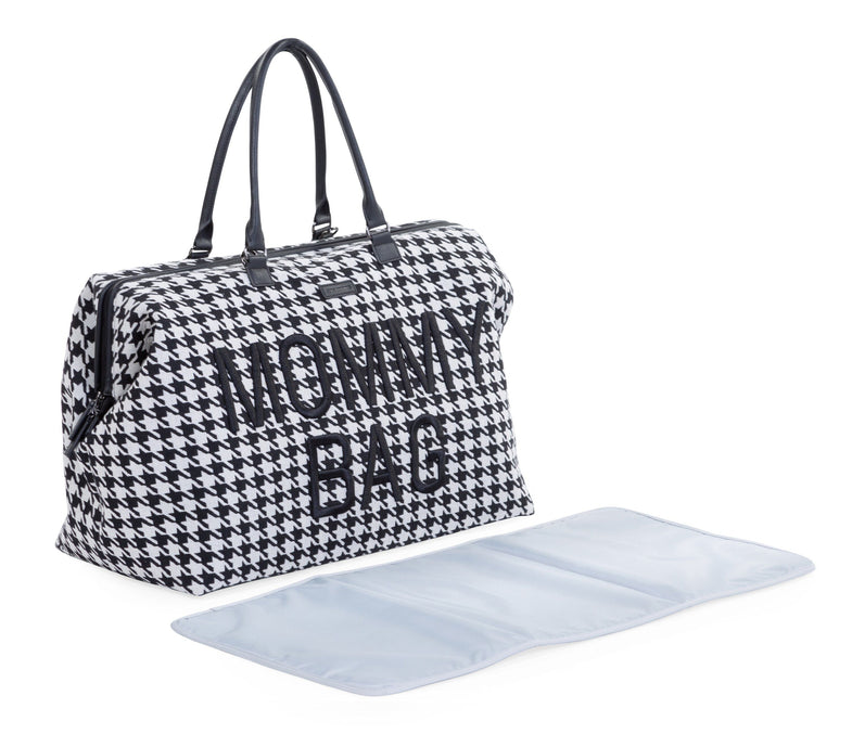 Childhome Weekend Bag Mommy Bag Nursing bag | Pied De Poule black