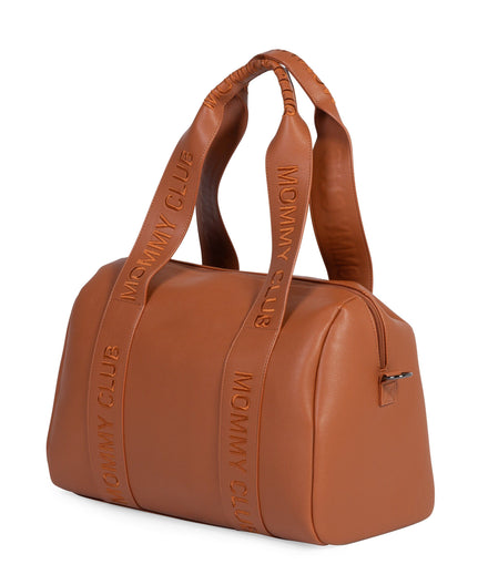 Childhome Mommy Club Signature Diaper Bag | Simili Leather Brown