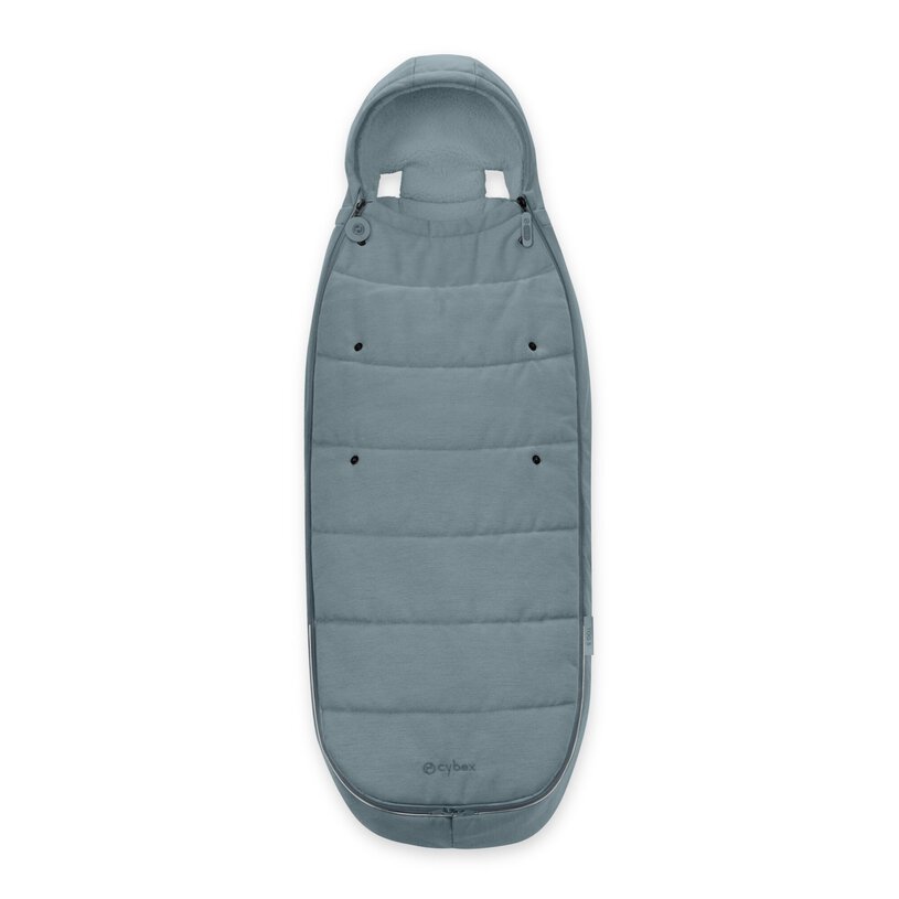 Cybex Footmuff Gold | Stormy Blue