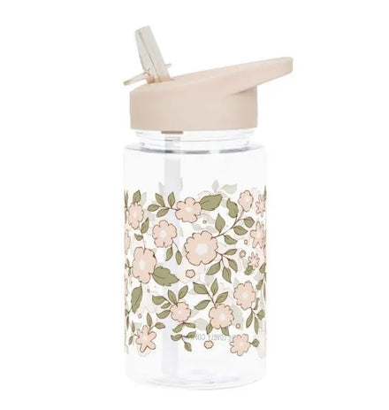 A Little Lovely Company Drinking Bottle | Pink Blossoms