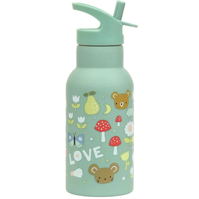 A Little Lovely Company Stainless Steel Drinking Bottle | Joy