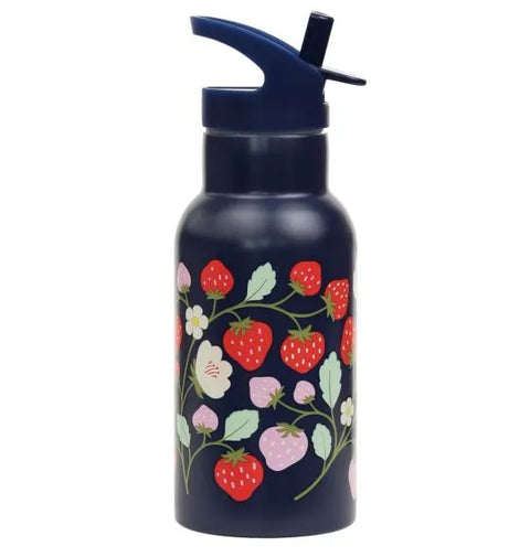 A Little Lovely Company Stainless Steel Drinking bottle | Strawberry